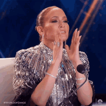 Cheering Jennifer Lopez GIF - Cheering Jennifer Lopez World Of Dance GIFs