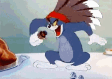 Pie Tom And Jerry GIF - Pie Tom And Jerry Thanksgiving Jokes GIFs