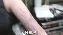 Help Assistance Please GIF - Help Assistance Please Tattoo Day GIFs