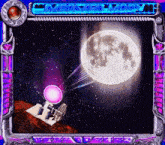 a computer screen shows a full moon with the words imposter moon on it