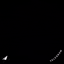 a close up of a person 's face with their eyes closed and the words telegram below it