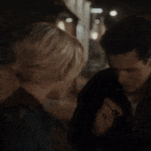 a man and a woman are looking at each other with the words like you and the doctor