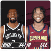 Brooklyn Nets (34) Vs. Cleveland Cavaliers (19) Half-time Break GIF - Nba Basketball Nba 2021 GIFs