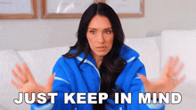 Just Keep In Mind Shea Whitney GIF - Just Keep In Mind Shea Whitney Just Remember It GIFs