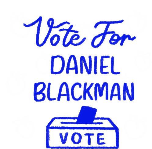 Vote Daniel Blackman Blackman Sticker - Vote Daniel Blackman Daniel Blackman Blackman Stickers