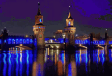 City Lights Bridge GIF