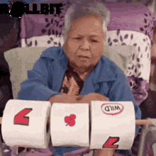 Granny Slot Machine GIF - Granny Slot Machine Homemade Gamble GIFs