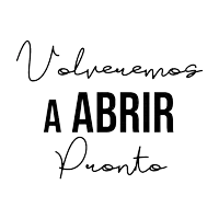 a sign that says " volveremos a abrir pronto " on it