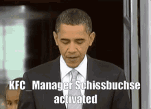 Obama Schissbuchse GIF - Obama Schissbuchse Kfc GIFs