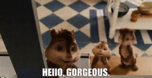 Alvin And The Chipmunks Hello Gorgeous GIF - Alvin And The Chipmunks Hello Gorgeous Hello GIFs