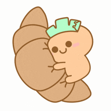 Croissant Hug GIF