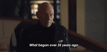 What Began Over 35 Years Ago Ends Tonight Jean Luc Picard GIF - What Began Over 35 Years Ago Ends Tonight Jean Luc Picard Star Trek Picard GIFs
