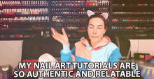 My Nail Art Tutorials Are So Authentic And Relatable Original GIF - My Nail Art Tutorials Are So Authentic And Relatable Tutorial Nail Art Tutorial GIFs