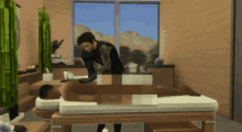 Sims4 Massaged By Bucky GIF - Sims4 Massaged By Bucky GIFs
