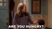 Are You Hungry Bonnie Plunkett GIF - Are You Hungry Bonnie Plunkett Allison Janney GIFs