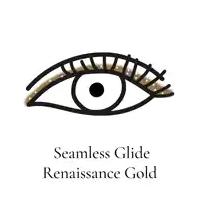 a seamless glide renaissance gold eye with stars