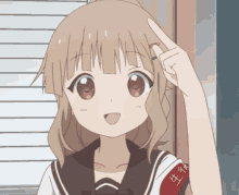 Anime Salute GIF - Anime Salute Wink GIFs