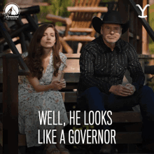 We He Looks Like A Governor Christina GIF - We He Looks Like A Governor Christina John Dutton GIFs