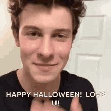 shawn mendes blow kiss muah handsome happy halloween