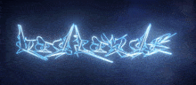 a dark blue background with a few lines of light spelling out the word " apocalypse "