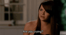 Everyone Seems To Be Sobbing At Sad Movies Except For You. GIF - Emma Stone Are You Crying Crazy Stupid Love GIFs