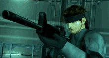 Mgs2 Solid Snake GIF - Mgs2 Solid Snake Fortune GIFs