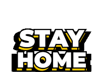 Stay Home Home Sticker - Stay Home Home Dont Go Outside Stickers