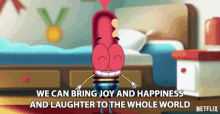 We Can Bring Joy And Happiness And Laughter To The Whole World GIF - We Can Bring Joy And Happiness And Laughter To The Whole World Positive Influence GIFs