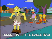 The Simpsons Eagle Rock GIF - The Simpsons Eagle Rock Eagles GIFs
