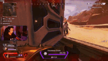 a screenshot of a video game with a knockdown shield displayed