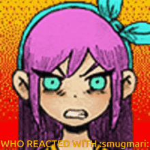 Who Reacted With Smug Mari GIF - Who Reacted With Smug Mari Aubrey GIFs
