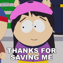 Thanks For Saving Me Wendy Testaburger GIF - Thanks For Saving Me Wendy Testaburger South Park Deep Learning GIFs