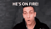 Hes On Fire Killing It GIF - Hes On Fire Killing It Winning GIFs