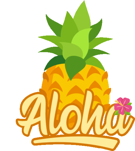 Aloha Summer Fun Sticker - Aloha Summer Fun Joypixels Stickers