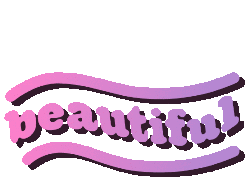 Beautiful Pretty Sticker - Beautiful Pretty Gorgeous Stickers