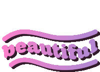 Beautiful Pretty Sticker - Beautiful Pretty Gorgeous Stickers