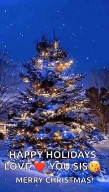 Snow Christmastree GIF
