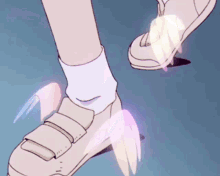 Rainbow Wings Shoes GIF