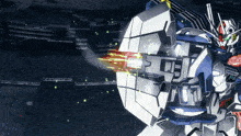 a robot with a shield that says ' cb ' on it