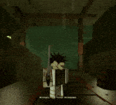 a screenshot of a video game with a yellow light coming out of the bottom right corner