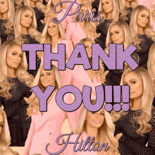 Paris Hilton Thank You GIF