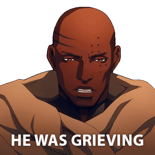 He Was Grieving Isaac Sticker - He Was Grieving Isaac Castlevania Stickers