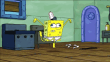 Spongebob Dancing Duck GIF - Spongebob Dancing Duck Underwear GIFs