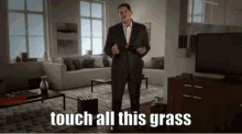 Touch Grass Reggie GIF - Touch Grass Reggie Nintendo GIFs
