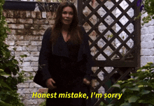 a woman says honest mistake i 'm sorry