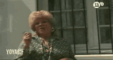 Girl Old Lady GIF - Girl Old Lady GIFs