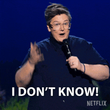 I Dont Know Hannah Gadsby GIF - I Dont Know Hannah Gadsby Hannah Gadsby Something Special GIFs