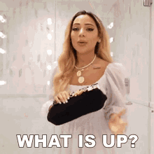 What Is Up Gabriella Demartino GIF - What Is Up Gabriella Demartino Fancy Vlogs By Gab GIFs