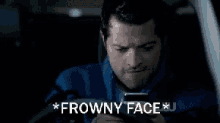 Frown Typing GIF - Frown Typing Misha Collins GIFs