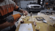 construction tools drill crafting maker